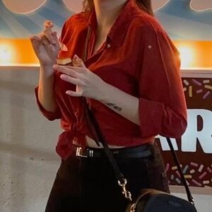 Equipment Red Blouse